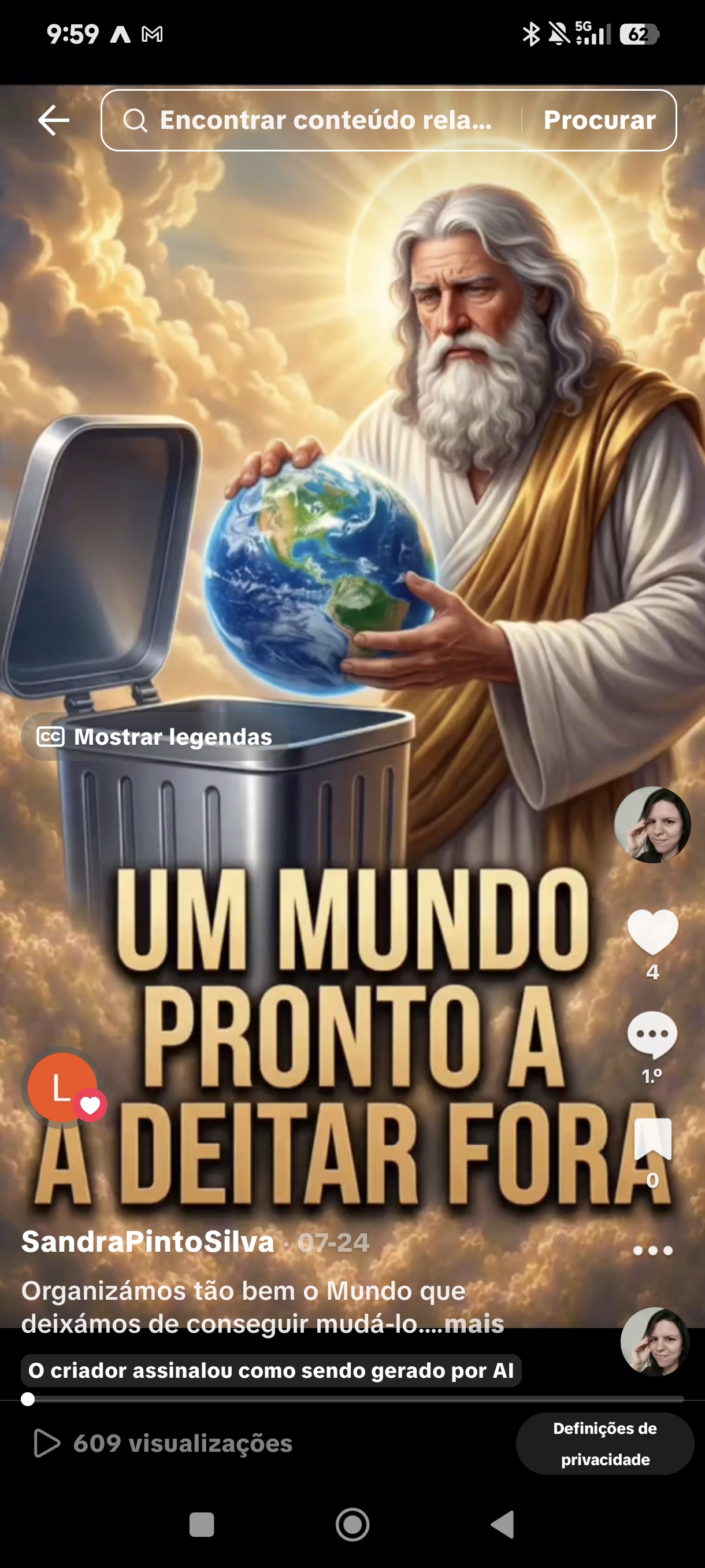 Antes de Descer à Terra